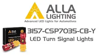 CAN Bus T25 3156 3157 LED Bulbs Amber Yellow Turn Signal Lights 3457NA