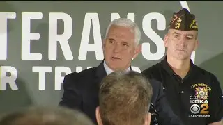 Vice President Pence Makes Stop In VFW Post In Beaver County