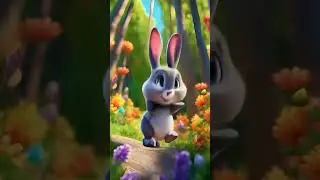 &ldquo;Niedlicher Hase hoppelt durch die Wiese! Schau dir diese flauschige Zuckerbombe an! 🐰💕&rdquo; #shorts