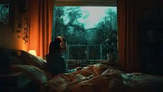 Sleep Through the Rain 🌧️ Bedroom Window Rain Sounds for Insomnia Support
