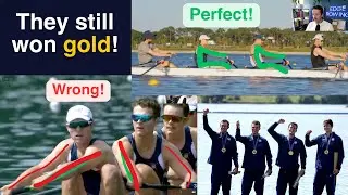 Only when you slow down the USA Men's Four do you see what they do well