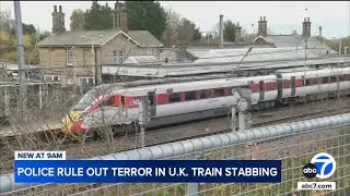 10 hurt in mass stabbing attack on UK train