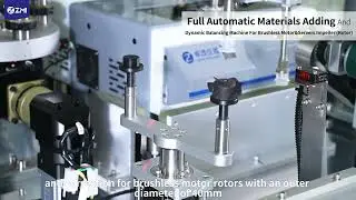 Efficient and precise balance correction of brushless motor rotor