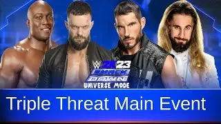 WWE 2K23 | Universe Mode: Smackdown | Triple Threat Main Event - SuperAJStylesNick