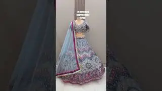 Banarasi Ready To Wear Crop Top Lehenga❤️ #Lehenga #Wedding #Shorts #Viral