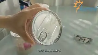 Round bottle labeler machine , Can body labeling machine
