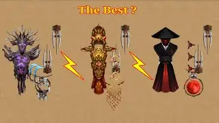 Shadow Fight 2 || Monk's Katars in 3 Mythical Set 「iOS/Android Gameplay」