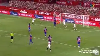 Ocampos Portero y Salvador : Sevilla vs Eibar