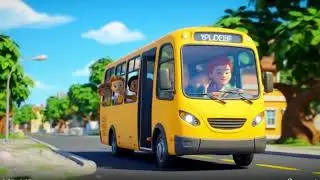 🚌 Wheels on the Bus Go Round 🎶 | Nursery Rhyme FUN!