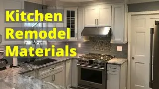 Kitchen Renovation Materials - Cabinets, Tile, Countertops