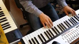 Короткая демонстрация TouchKeys с использованием экспандера Hohner XE-9