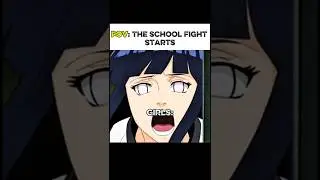 Naruto X school characters #naruto #anime #shorts #edit