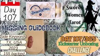 AKU110 - Day 107/365 Day #Kickstarter ⚔️ SwordsWomen Tarot Cards 🤺 #unboxingvideo #tarotflipthrough