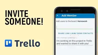How to Invite Someone to your Trello Board [EASY]