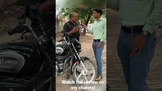 Hero Splendor Customer Review on Mileage #electricscooter