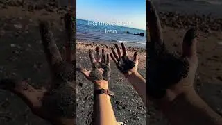 Silver and Red Beach Hormouz 🇮🇷  Iran جزیره هرمز