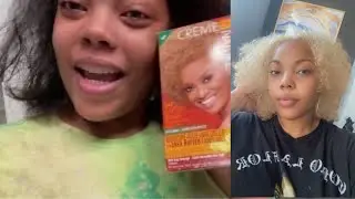 Bleaching my natural hair platinum blonde at home!