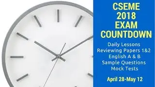 CSEC English A Section C Exam Review- 2018 Exam Format