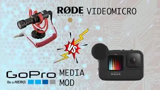 RODE VideoMicro vs GoPro Hero 9 Media Mod Mic Test - English Review | JBNY Life