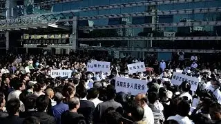 Hundreds of hospital workers protest in eastern China