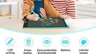 Bunte LCD Schreibtafel 12 Zoll，LCD Writing Tablet Elektronischer Tablette Grafiktablet