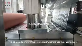 FRS-50 pva film detergent liquid powder pod making machine