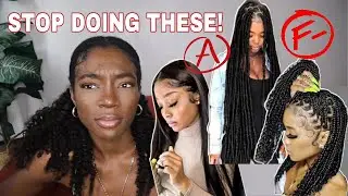 GRADING Protective Styles I Tried On My HAIR GROWTH JOURNEY | Some caused breakage
