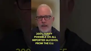 President Trump threatens a 200% tariff on all alcohol from the EU