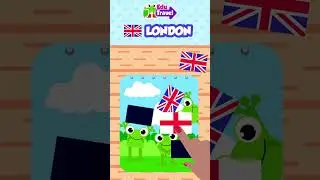 🇬🇧 Fun Flag Games for Toddlers | EduTravel Educational App for Kids 3-7 | CubicFrog&reg; # Learn Flags