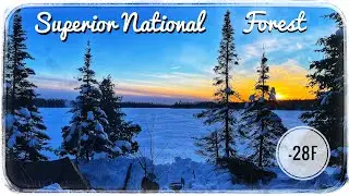 Superior National Forest: -28 Degree Hot Tent Camping