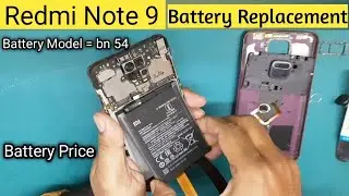 Redmi Note 9 Battery Replacement Price / Battery Drain Problem