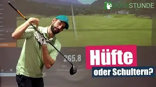 Schultern oder H&uuml;fte: Was erzeugt Schlagweite im Golfschwung?