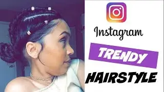 INSTAGRAM BADDIE TRENDY CURLY HAIRSTYLE!
