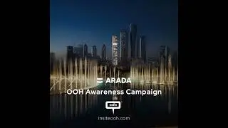 Arada&rsquo;s INAURA Billboards Turn UAE Streets into a Living Pulse of Downtown Energy