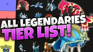 RANKING EVERY LEGENDARY IN POK&Eacute;MON GO in a Tier List!!  Every Single One in Since 2025!