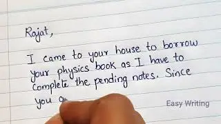 Short Message Writing | How to write short message