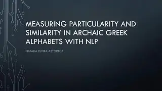 Measuring particularity and similarity in archaic Greek alphabets with NLP