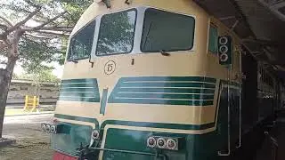Lokomotif diesel cc 200 yg bersejarah di museum kereta api Ambarawa