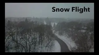 DJI Mavic Pro Drone Snow Flight