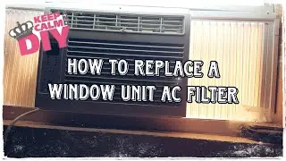 🌬How to replace a window unit AC Filter (DIY)