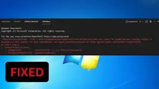 How To Fix File Cannot Be Loaded Because Running Script Is Disabled On This System pycharm / vscode