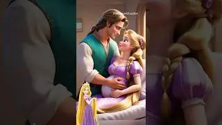 Expecting Royalty: Disney Princesses Pregnant with Their Princes at the Hospital 👑🏥#pregnant #shorts