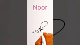 Noor name signatures #shorts