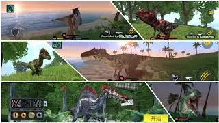 Jurassic clash primal dino sim | All the new models #dinosaur #thecursedisle 