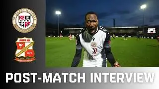Nicke Kabamba after our win against Swindon Town