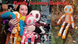 Way Past Halloween Making Skeletons Out of Yarn