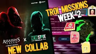 НОВОЕ СОТРУДНИЧЕСТВО ПО ASSASSIN'S CREED (август) + локации миссий 2-й недели | New State Mobile