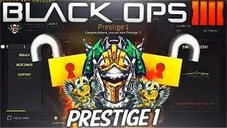ENTERING PRESTIGE 1 IN BLACK OPS 4 - What Happens? (BO4 Multiplayer Prestige)