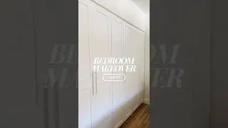 janky scribe to the rescue!! #diyshorts #diy #bedroomupgrade #builtins #bedroom #roommakeover