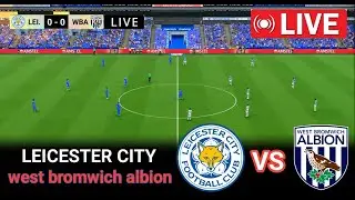 🔴 LIVE: Leicester City vs West Bromwich Albion | English Football League | PES 21 Full Match